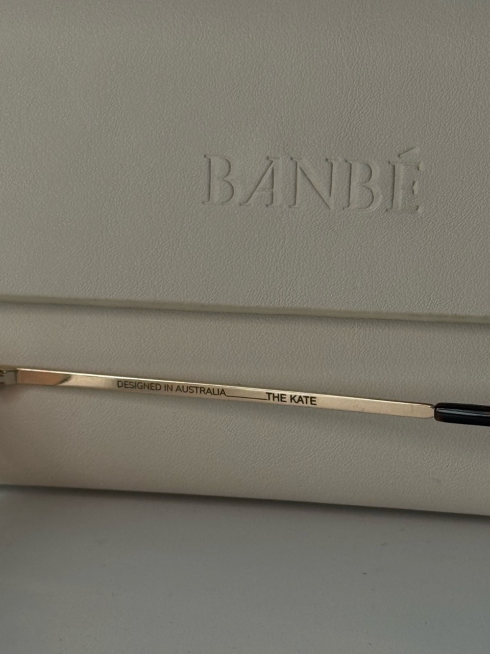 Banbé Beige Sunglasses with Brown Gradient Lenses - Picture 6 of 10